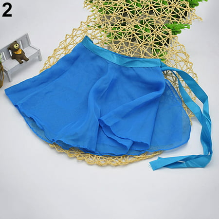 Skirt Chiffon Dancewear Mini Wrap Scarf For Girls Dance Dress Tutu Ballet 